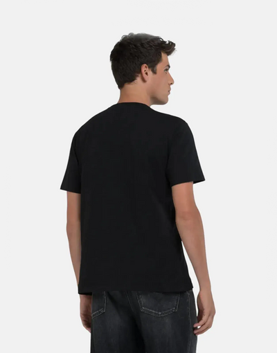 Replay R Badge Black T-Shirt