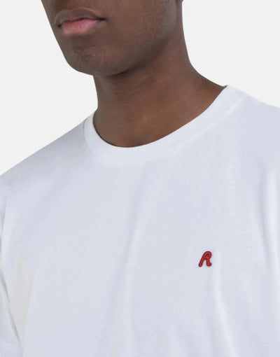 Replay R Logo White T-Shirt