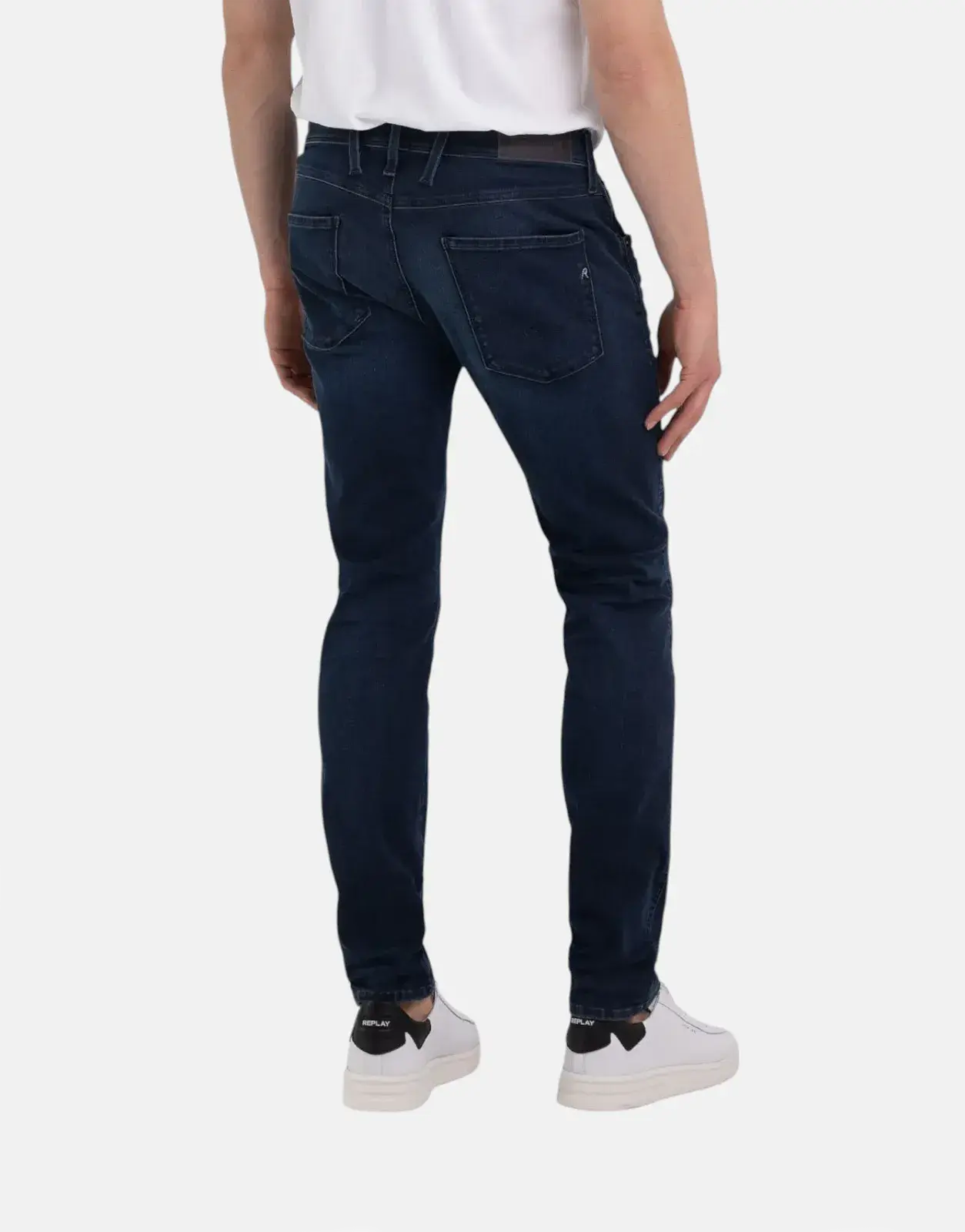 Replay Recycled Hyperflex Blue Jeans