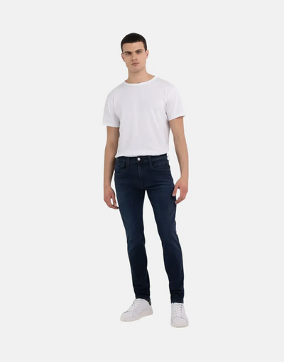 Replay Recycled Hyperflex Blue Jeans