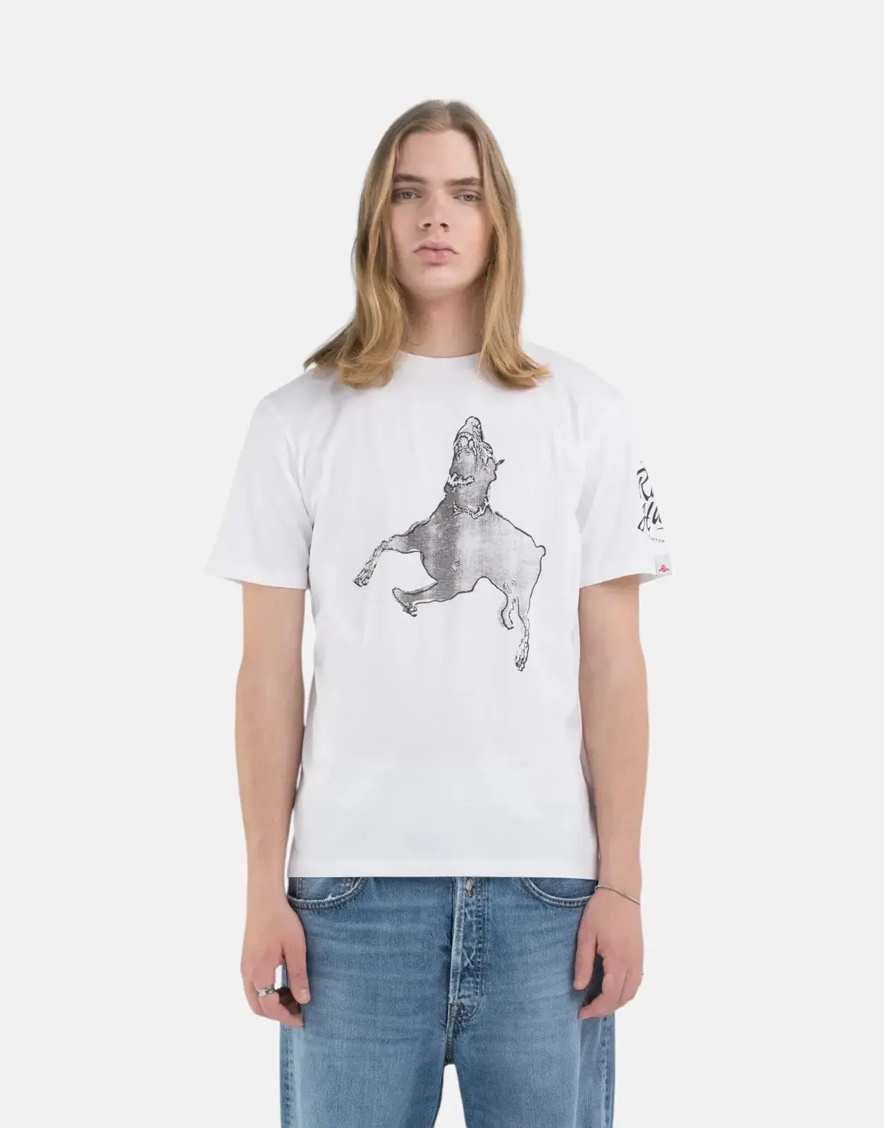 Replay Shadow Dog White T-Shirt