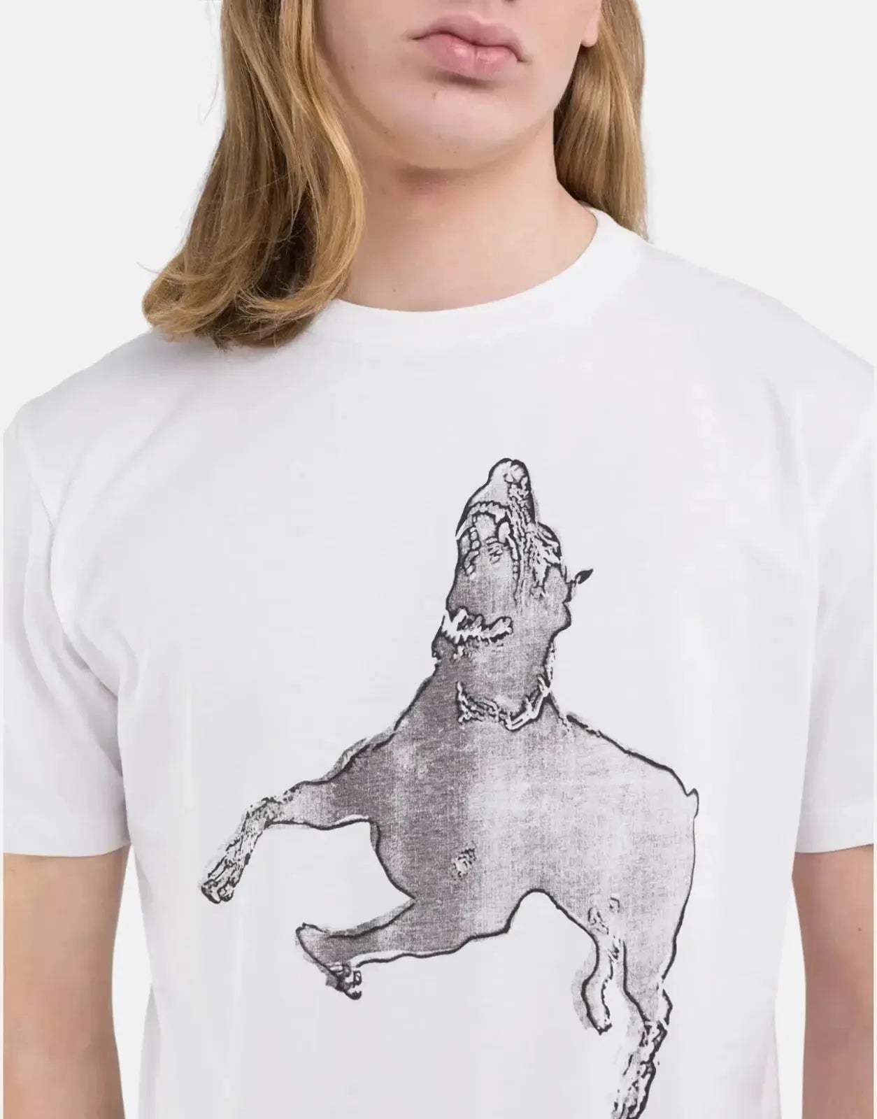 Replay Shadow Dog White T-Shirt