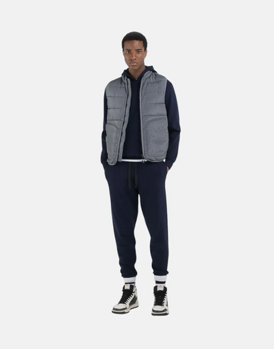 Replay Sleeveless Puffer Jacket Grey