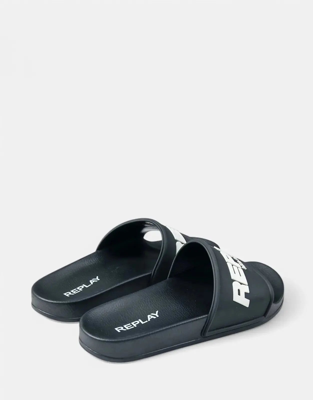 Replay Up Emboss Black/White Sandals