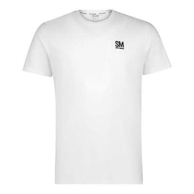JAXON CREW NECK LOGO TEE WHITE