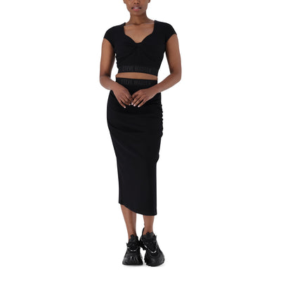 STEPHANIE BLACK TUBE SKIRT