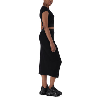 STEPHANIE BLACK TUBE SKIRT