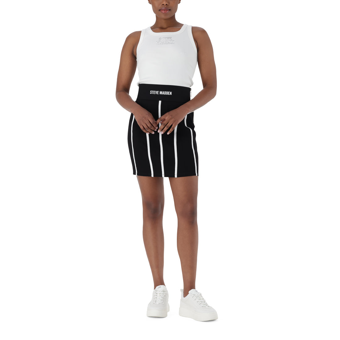 ISABELLA WHITE LOGO TANK TOP