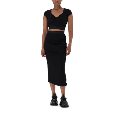 JENNA FRONT TWIST BUSTIER BLACK TOP
