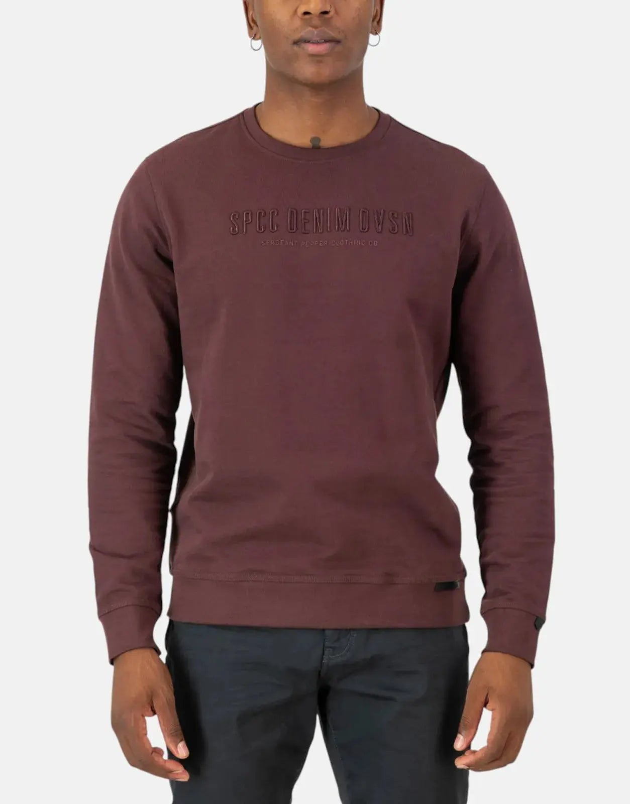 SPCC Collier Sweatshirt Dark Berry