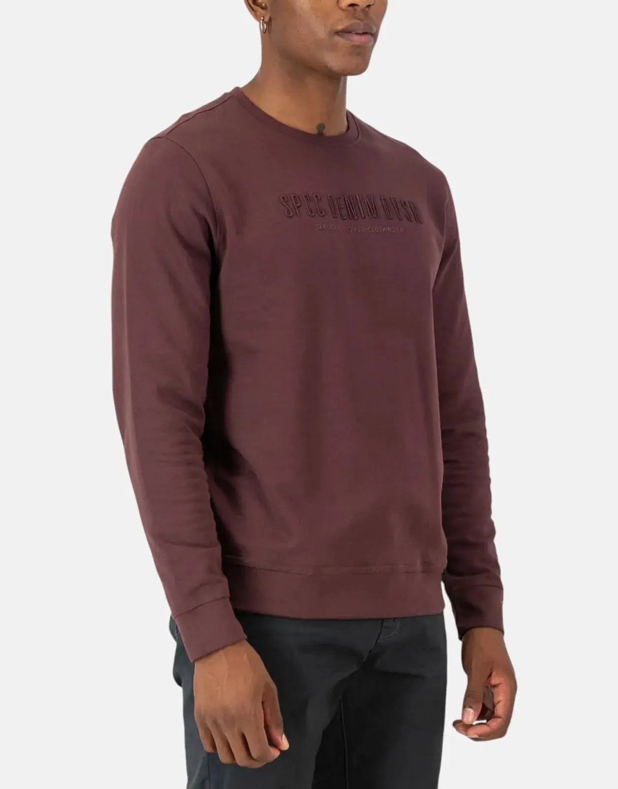 SPCC Collier Sweatshirt Dark Berry