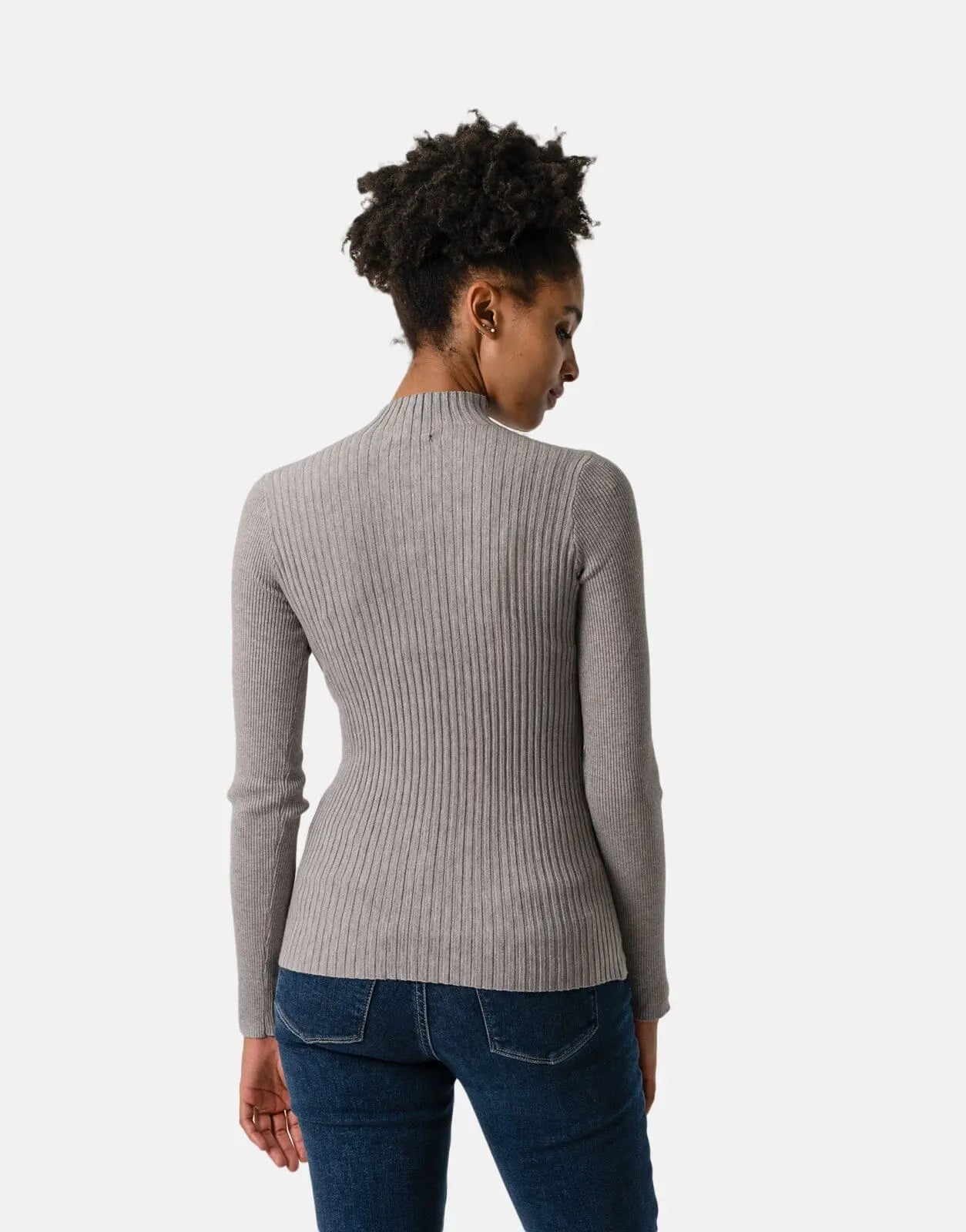 Sissy Boy Bling Open Work Detail Knit Top