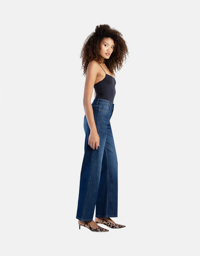 Sissy Boy High Waist Wide Leg Dark Vintage Jeans