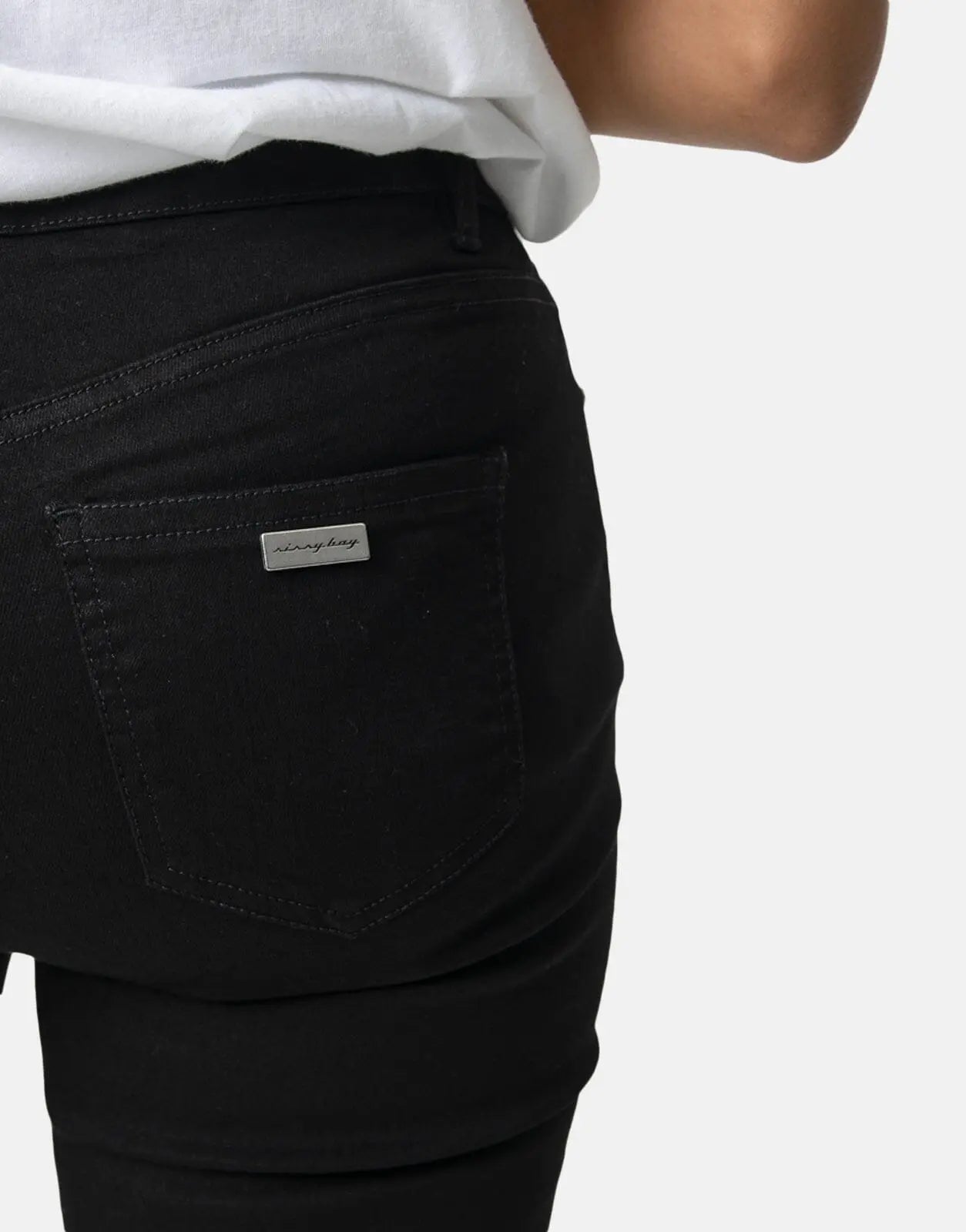 Sissy Boy Mid Rise Bootleg Black Jeans