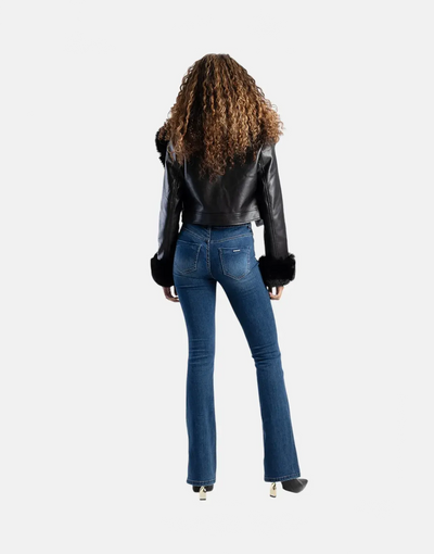 Sissy Boy Mid Waist Bootleg Jeans Med Vantage
