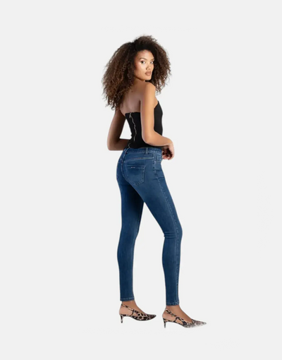 Sissy Boy Mid Waist Skinny Jeans Med Vintage