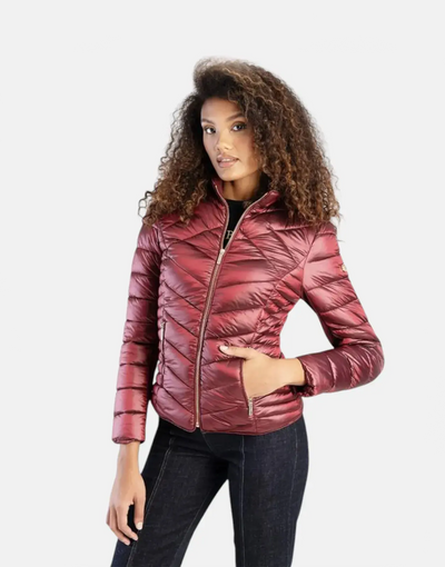 Sissy Boy Ravillla Puffer Jacket Burgundy