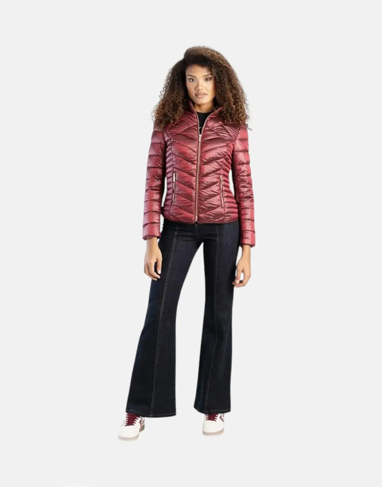 Sissy Boy Ravillla Puffer Jacket Burgundy
