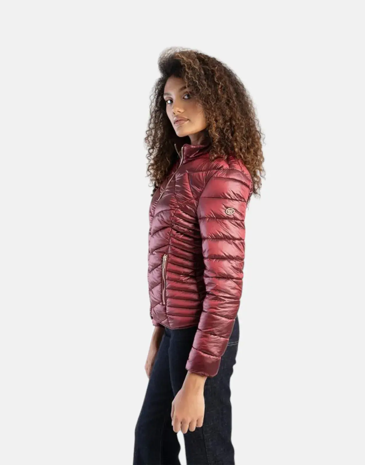 Sissy Boy Ravillla Puffer Jacket Burgundy