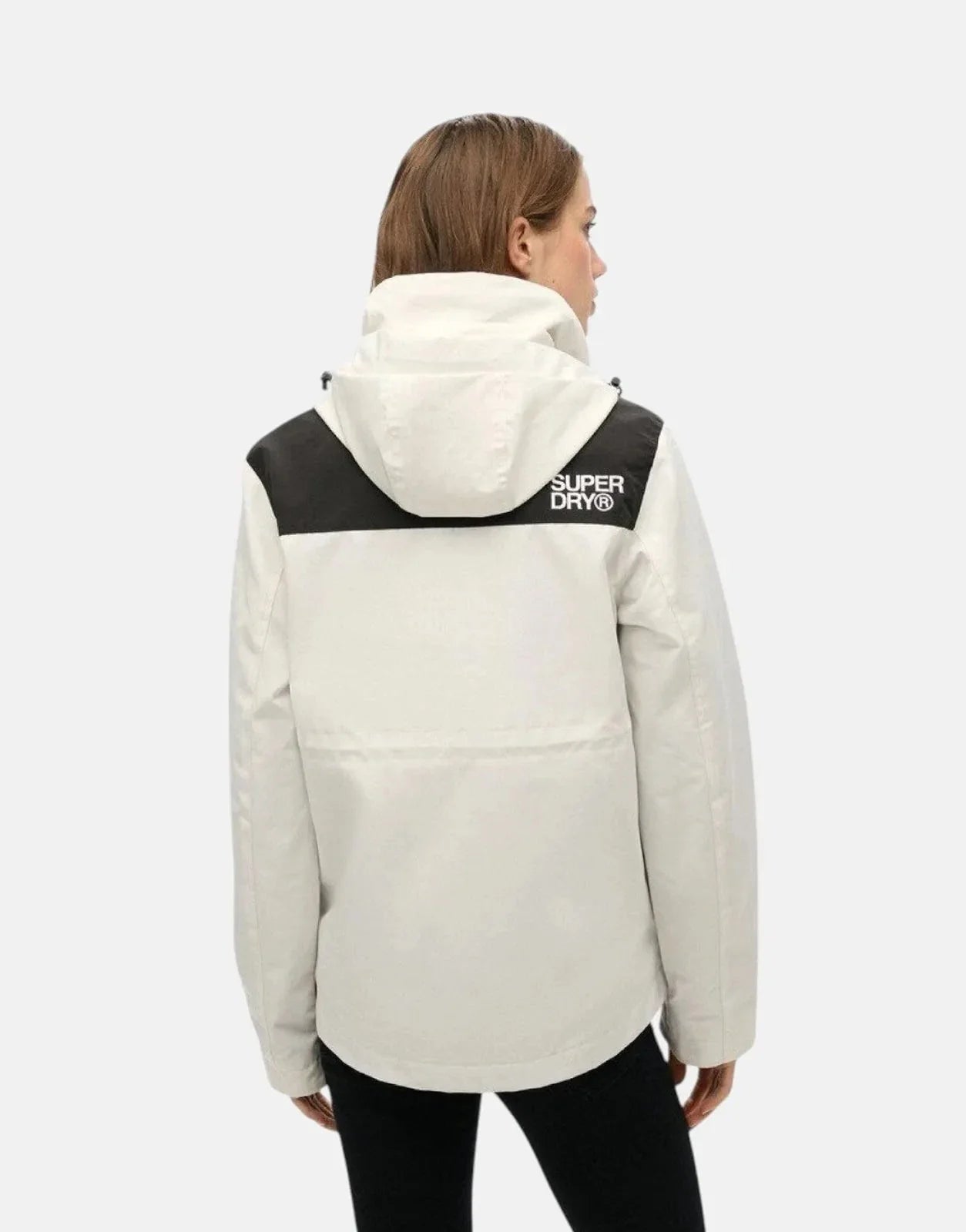 Superdry Colour Block White/Black Windbreaker Jacket