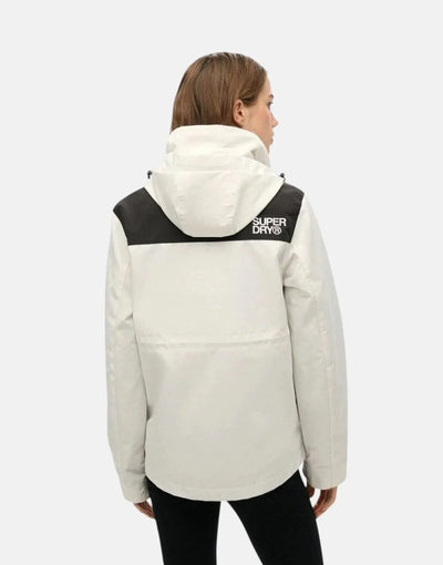 Superdry Colour Block White/Black Windbreaker Jacket