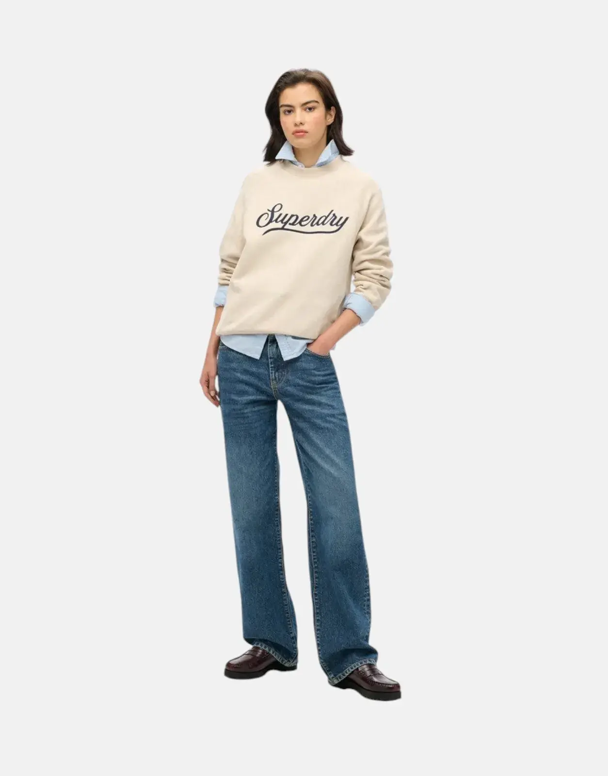 Superdry Country Club Herringbone Sweatshirt