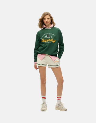 Superdry Country Club Loose Sweatshirt Green