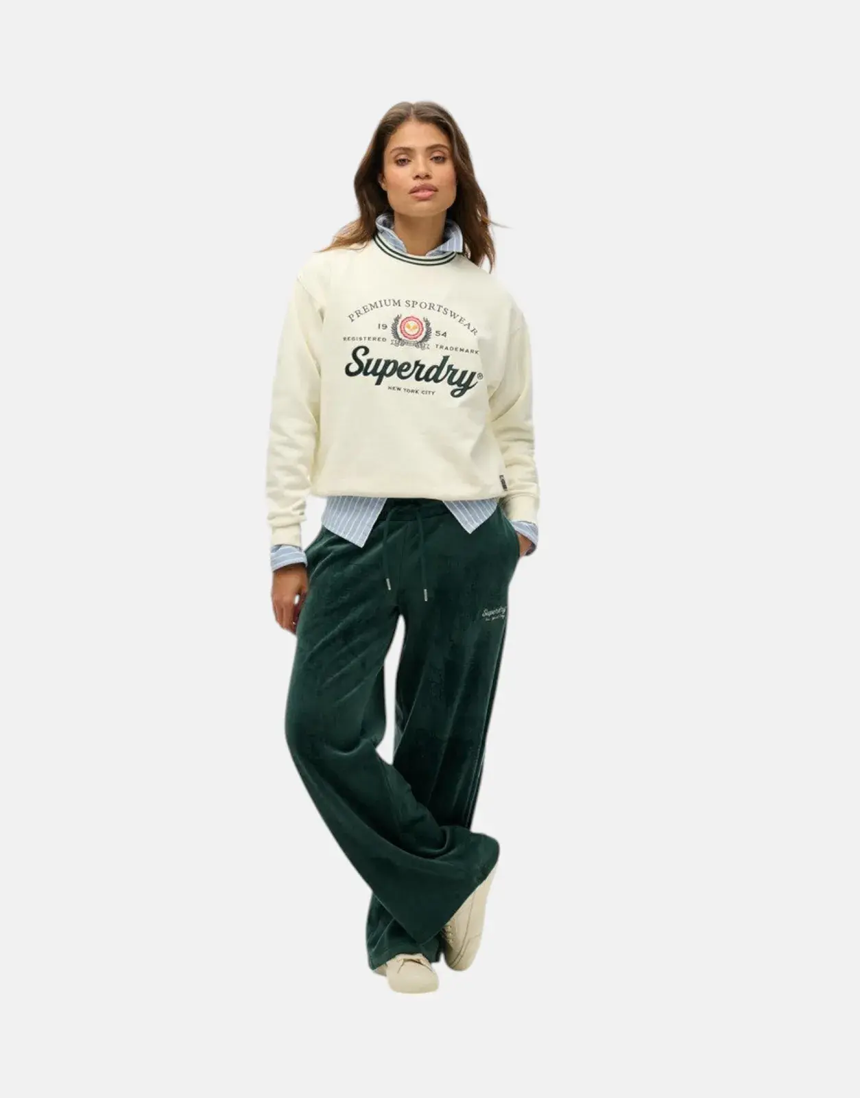 Superdry Country Club Loose Sweatshirt Off-White