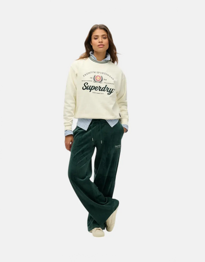 Superdry Country Club Loose Sweatshirt Off-White