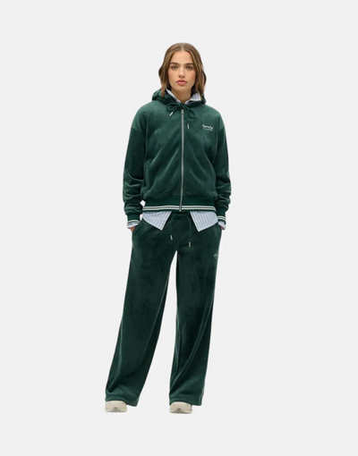 Superdry Country Clun Velour Zip Hooded Sweatshirt