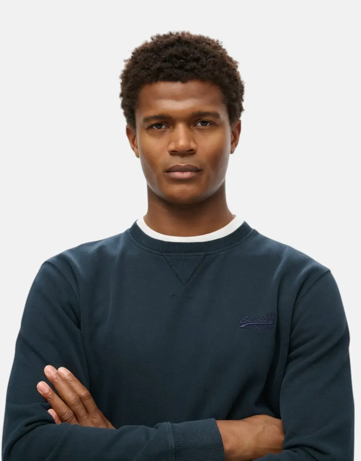 Superdry Essential Logo Crew Eclipse Navy Sweatshirt