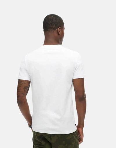Superdry Essential Logo EMB Hazard White T-Shirt