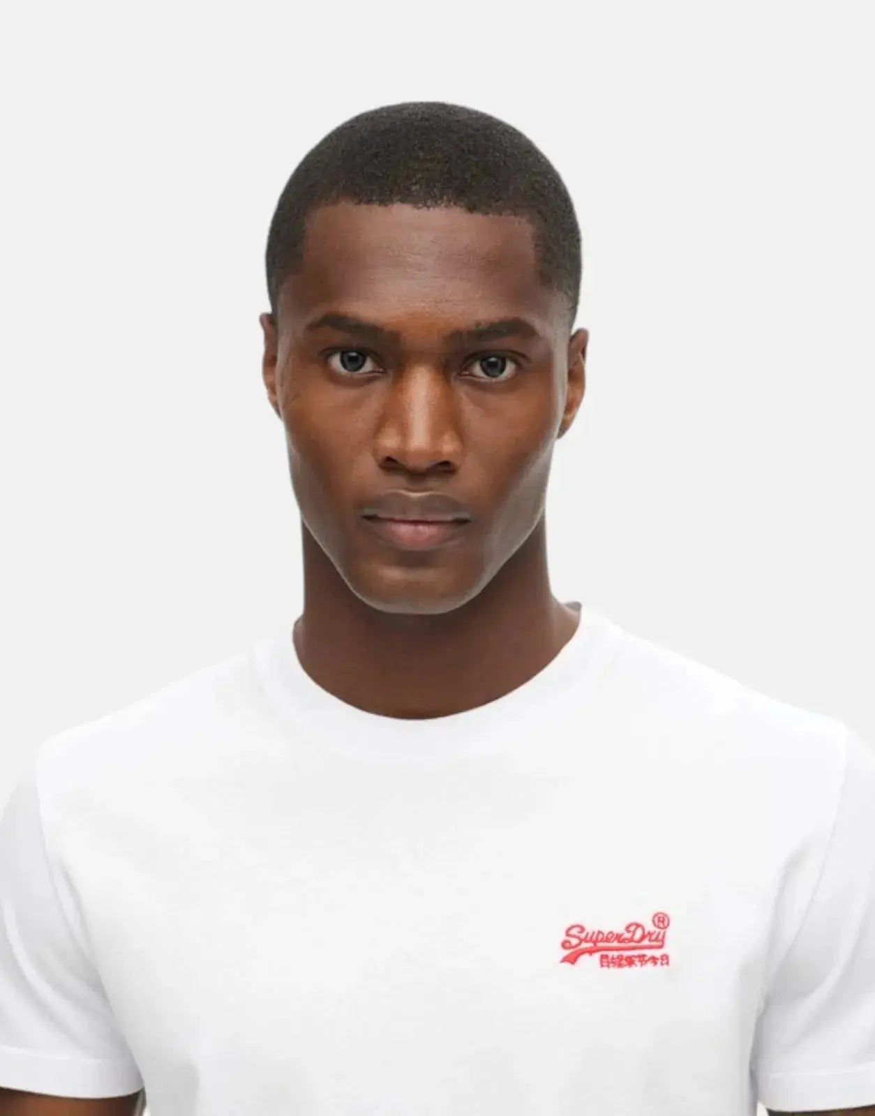 Superdry Essential Logo EMB Hazard White T-Shirt
