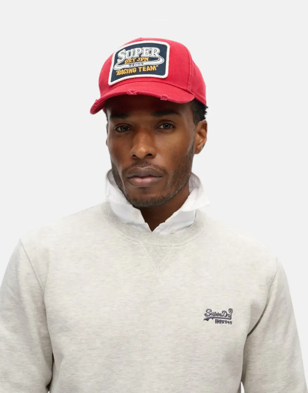 Superdry Essential Logo Glacier Grey Marl Sweatshirt