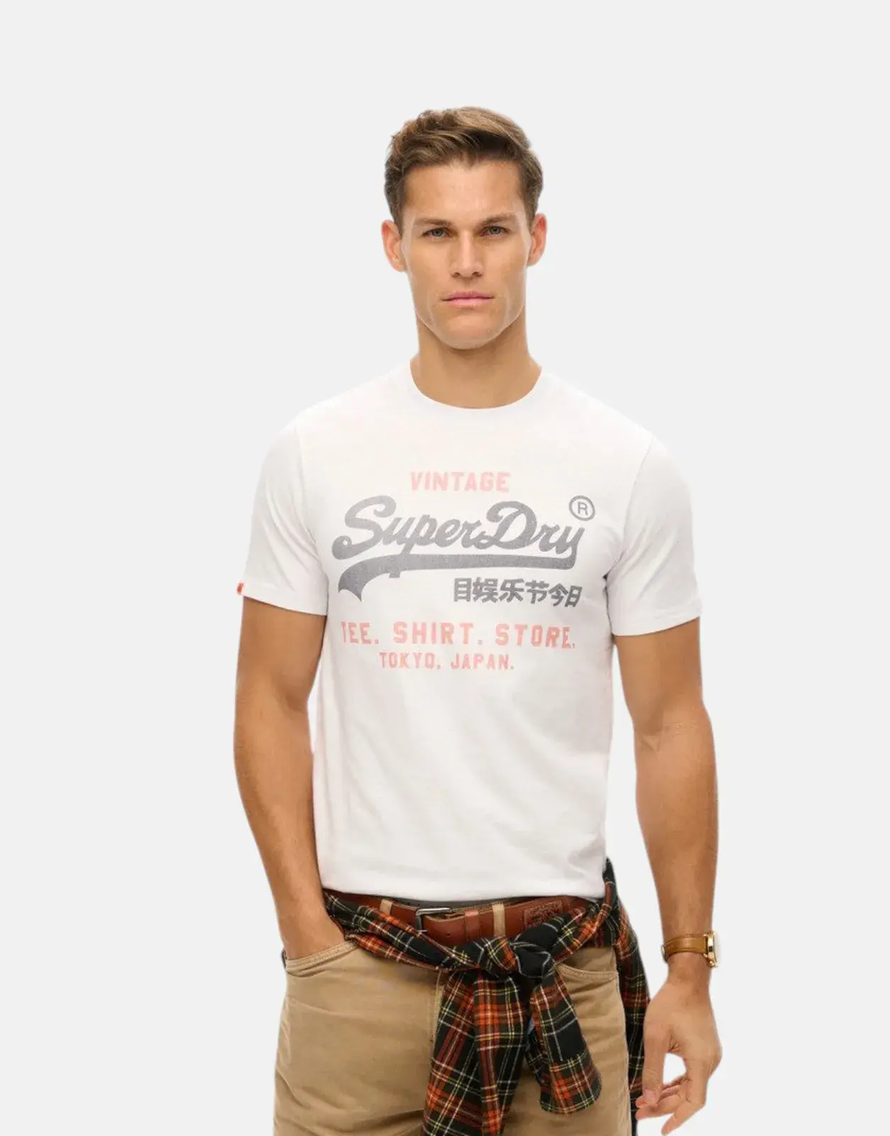 Superdry Heritage Relaxed T-Shirt White
