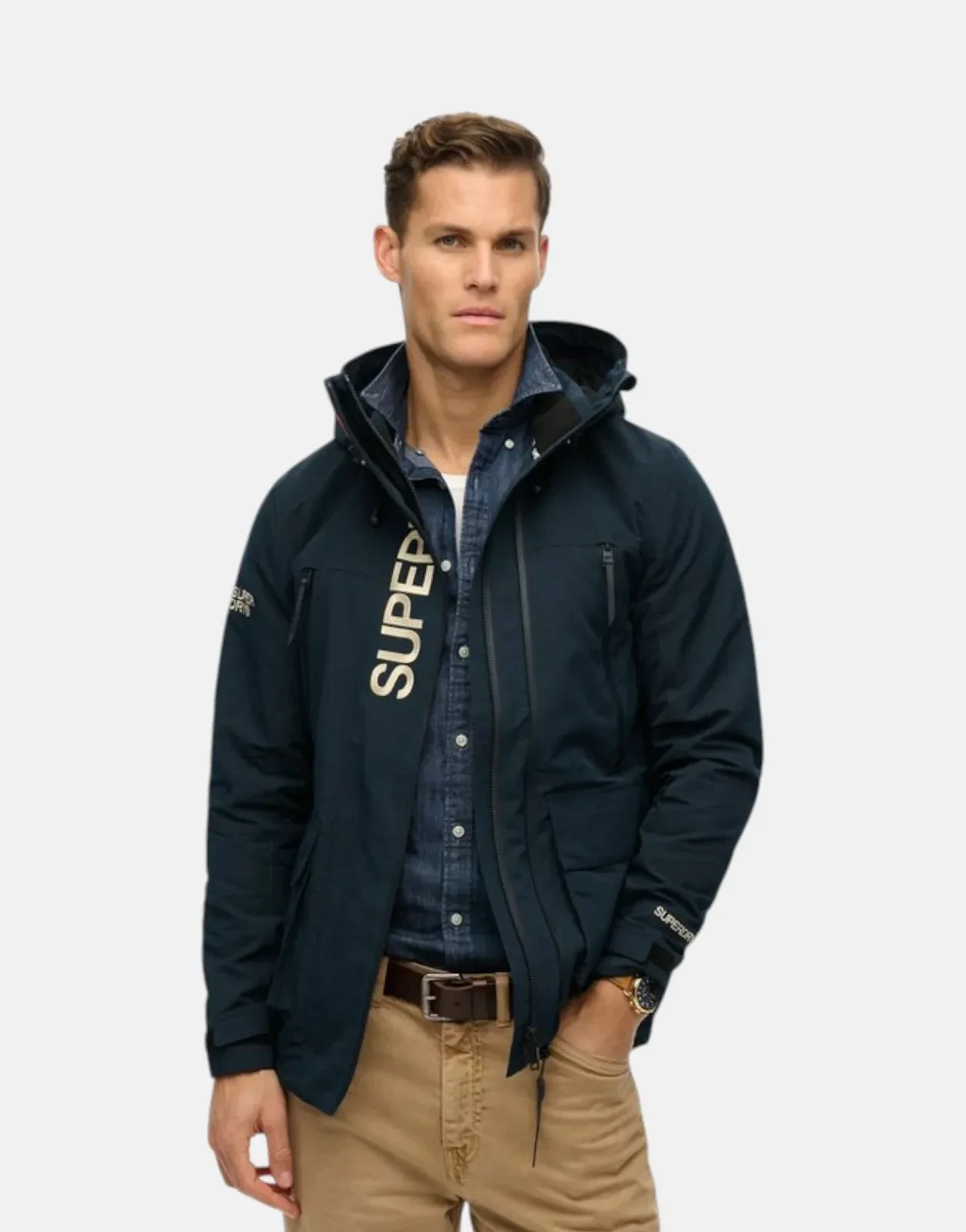 Superdry Hood Ultimate Eclipse Navy Windcheater Jacket
