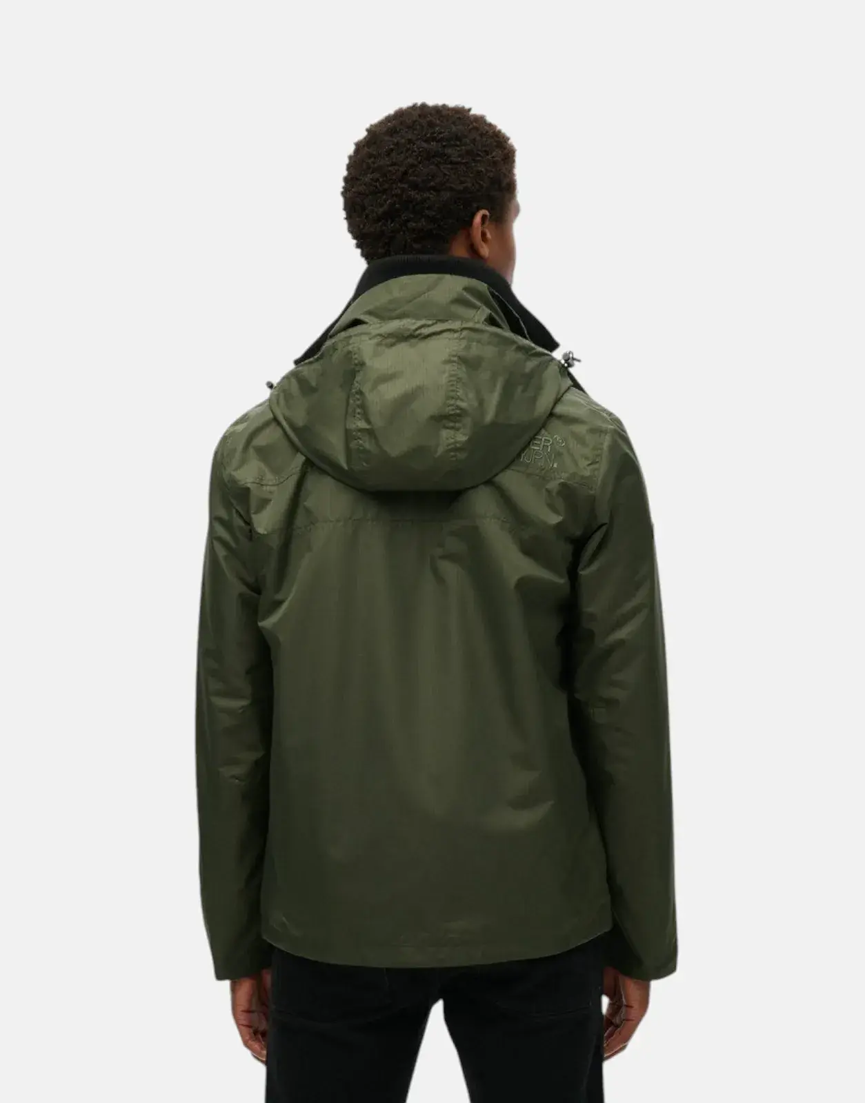 Superdry Hooded MTN Windbreaker Olive Green Jacket