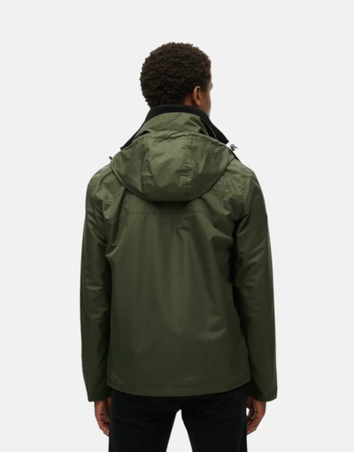 Superdry Hooded MTN Windbreaker Olive Green Jacket