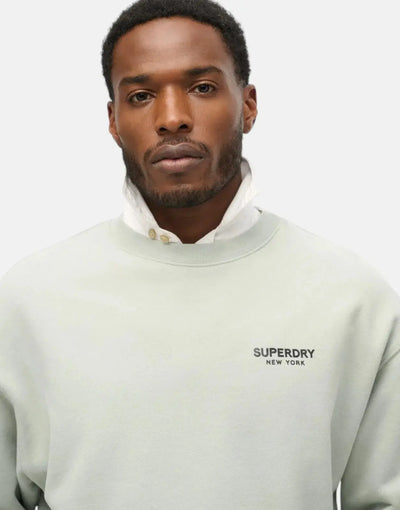 Superdry Luxury Sport Loose Fit Puritan Grey Sweatshirt