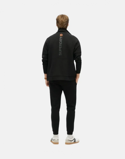 Superdry Tech Logo Loose Black Sweatshirt