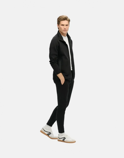 Superdry Tech Logo Loose Black Sweatshirt