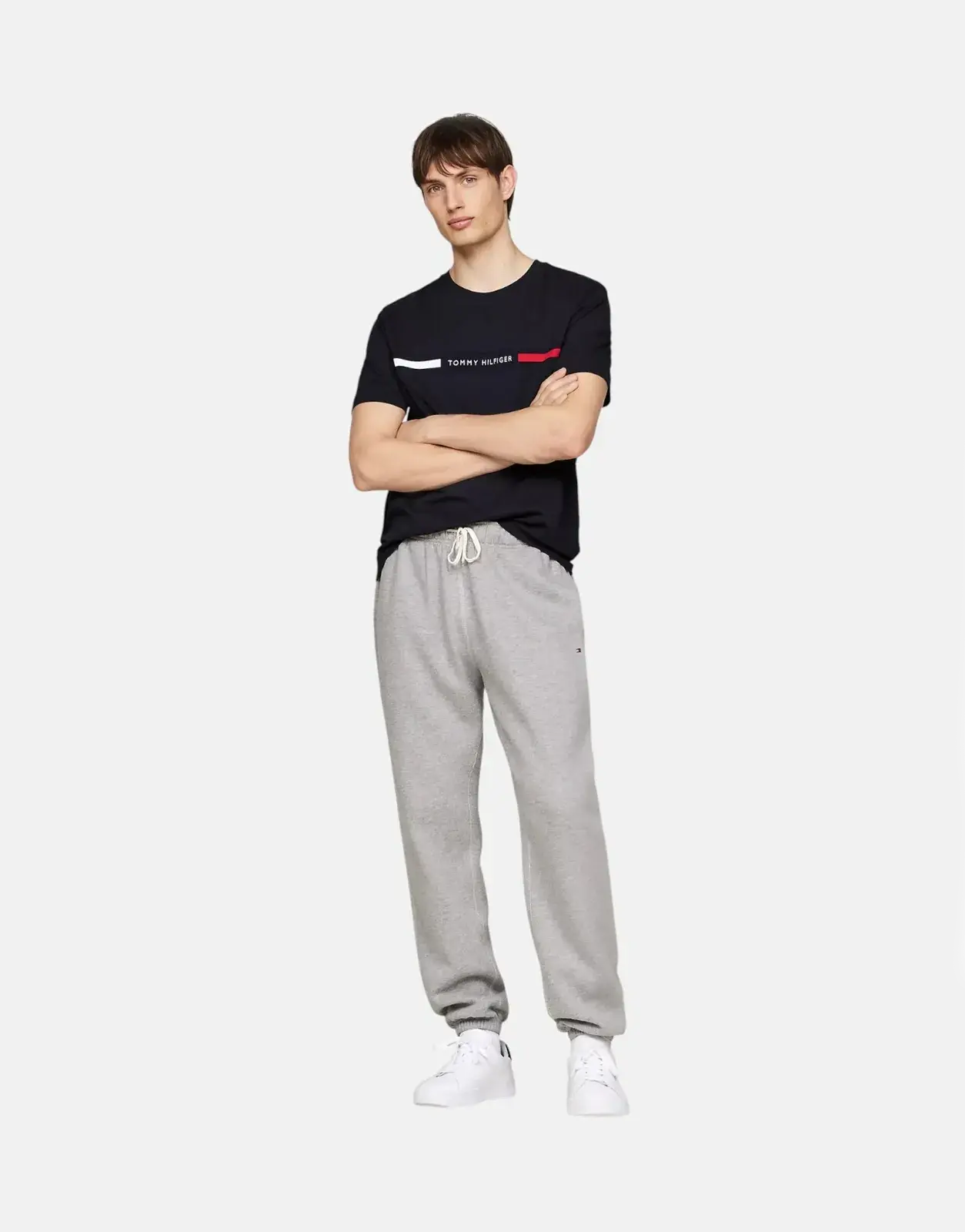 Tommy Hilfiger Chest Insert Navy T Shirt