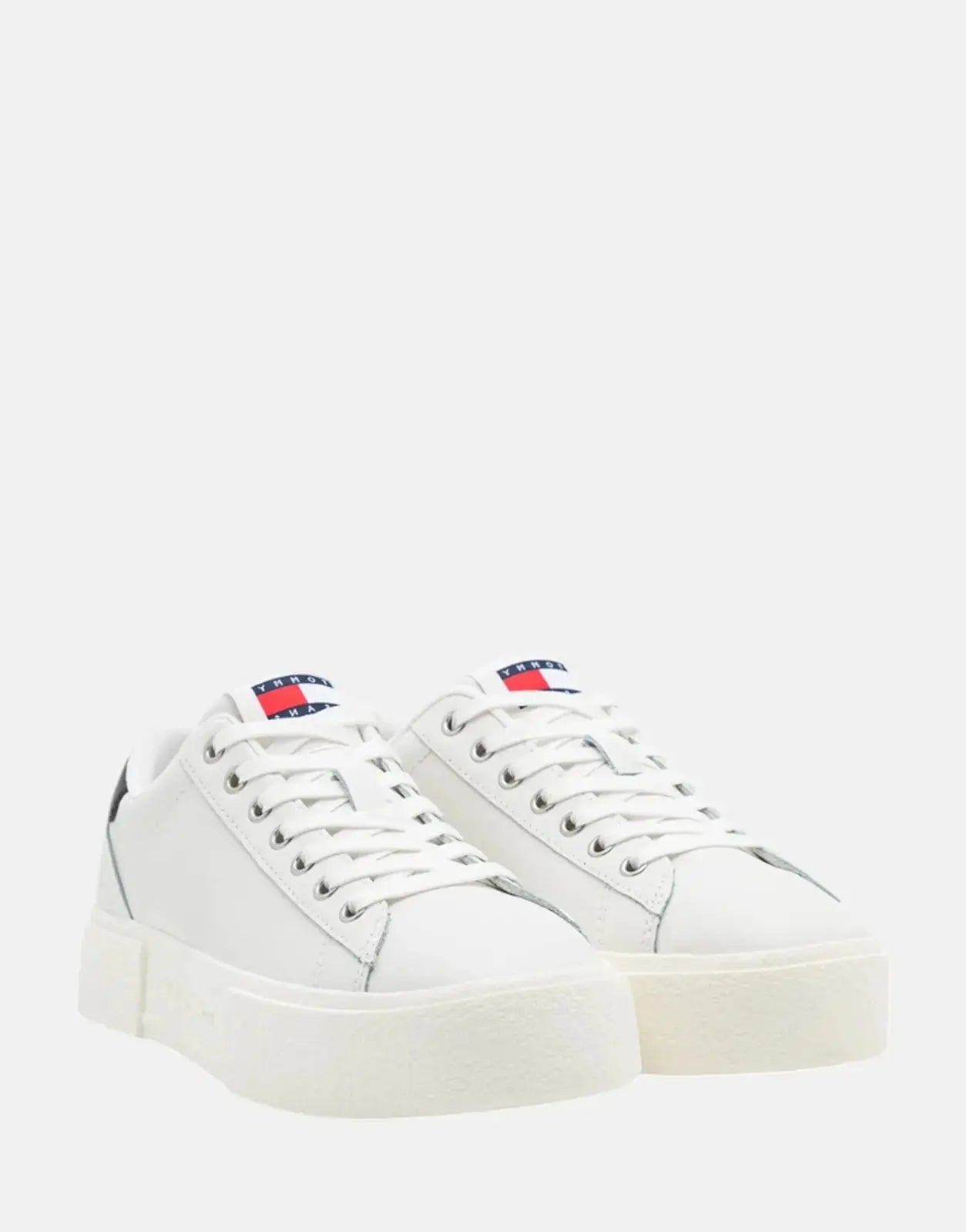 Tommy Hilfiger Foxing Flatform Ecru Sneakers