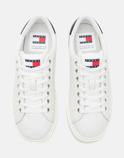 Tommy Hilfiger Foxing Flatform Ecru Sneakers