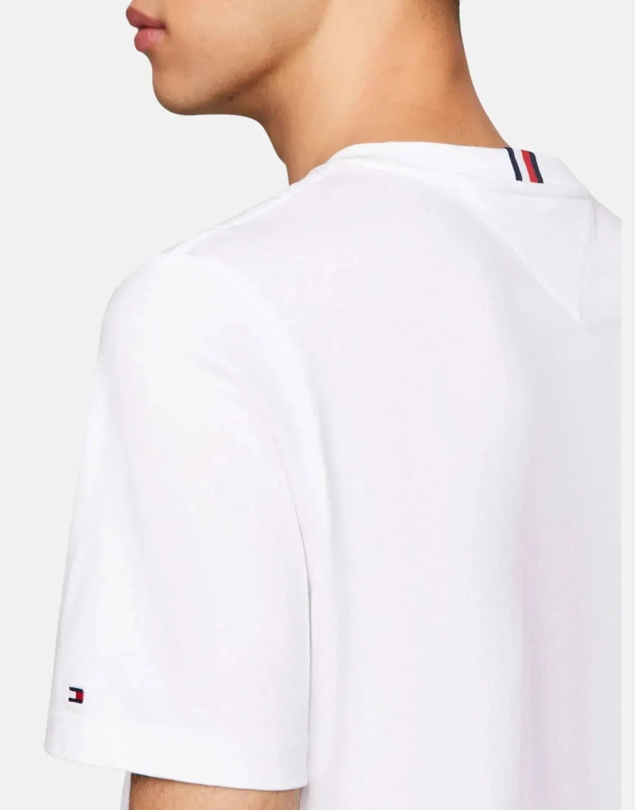 Tommy Hilfiger MSW Script Logo White T shirt