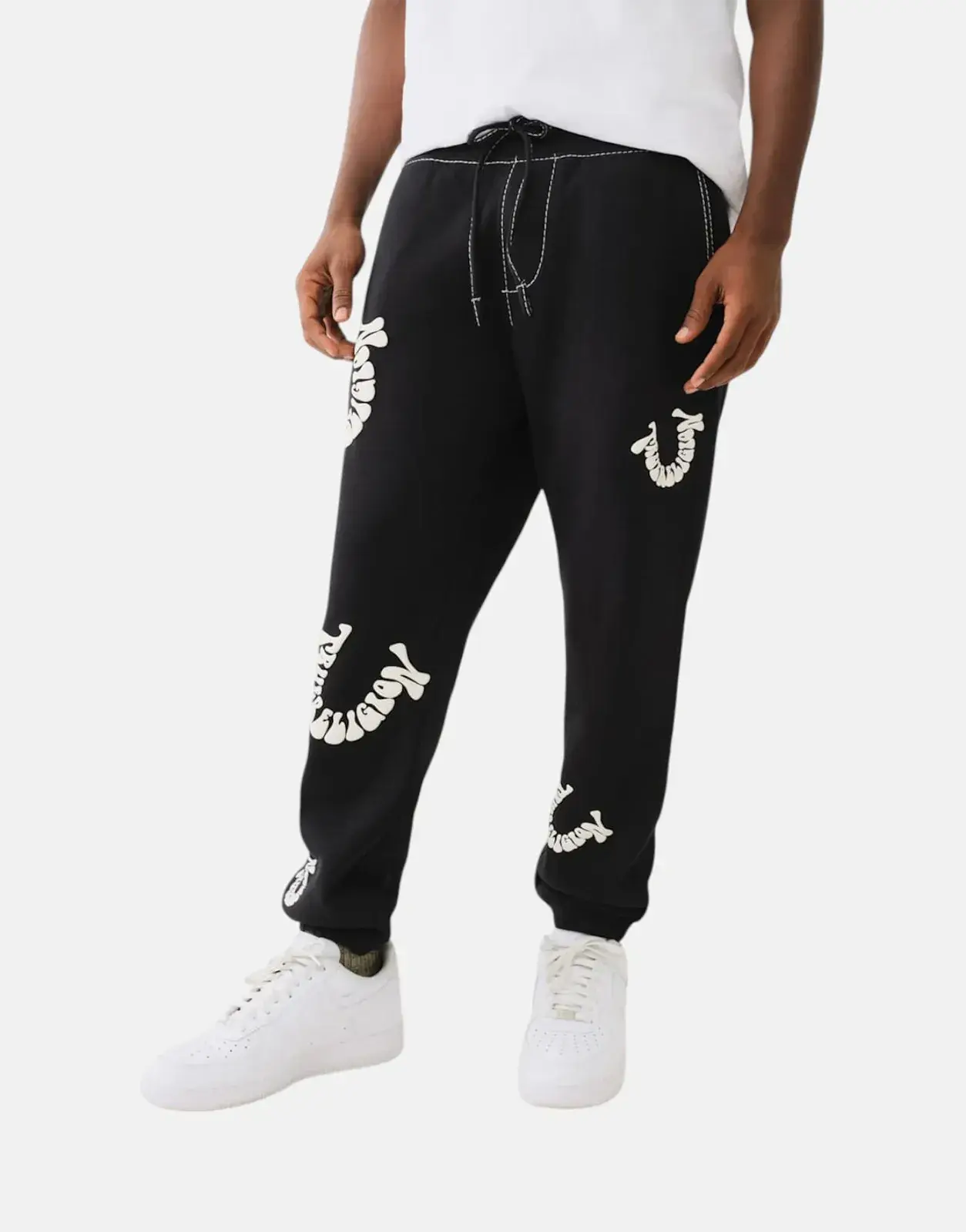 True Religion Big T Puff Sweatpants