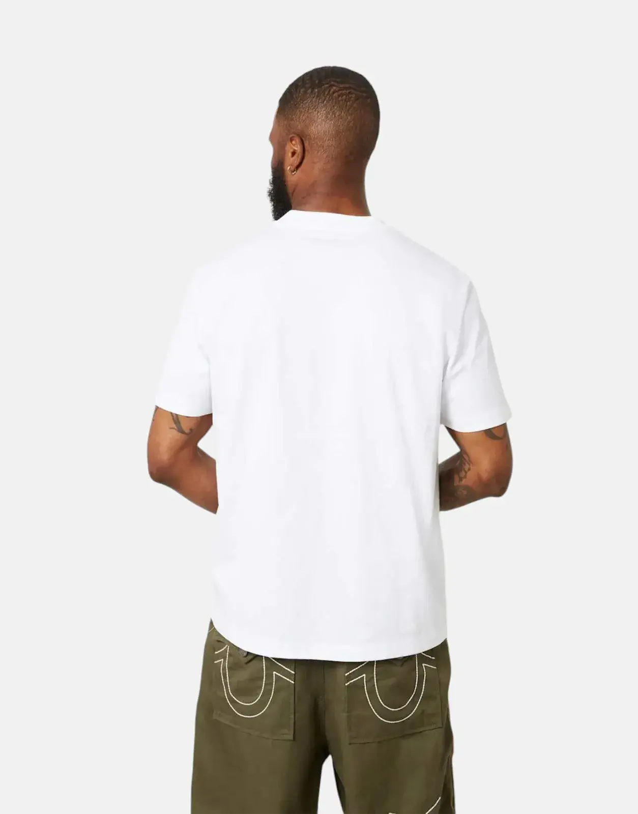 True Religion Warped White T-Shirt
