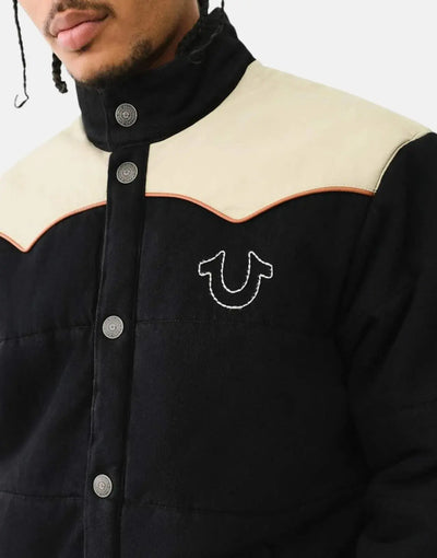 True Religion Western Puffer Jacket