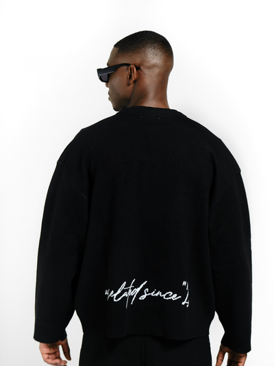 Unkle Keith Old London K Knit Black Sweater
