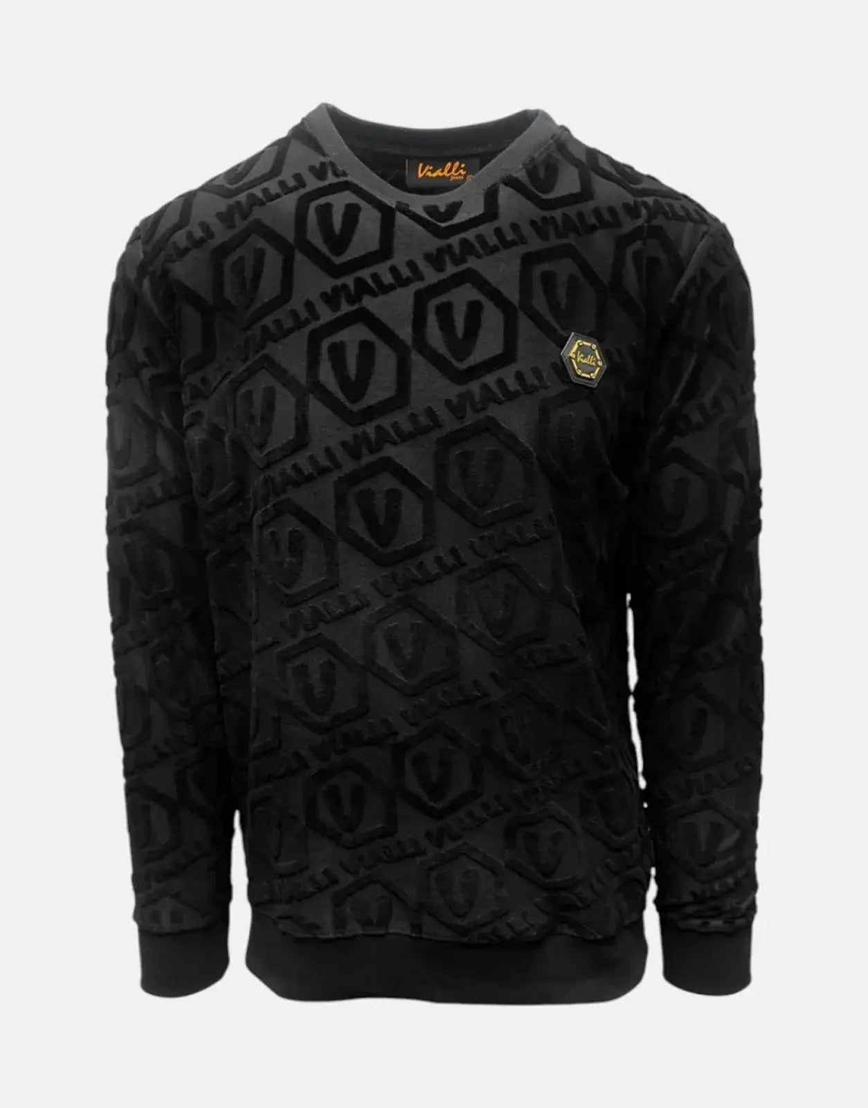 Vialli Grizzlyt Black Sweatshirt